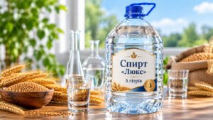 Спирт «Люкс» 5 литров в ПЭТ-бутылке